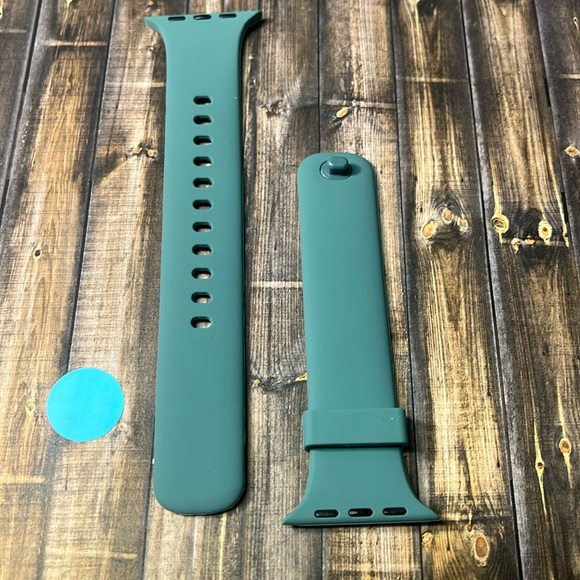 5for$10 Large 42mm/44mm Adjustable Apple watch bands - NWT - Dusty Dark Green - Picture 1 of 4